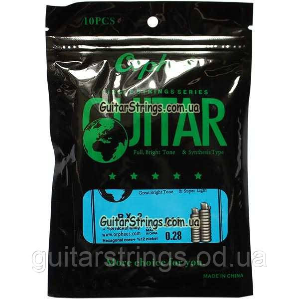 Струна Orphee RX-2 Plain Steel .011 acoustic or electric 10-pack