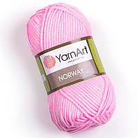 YarnArt NORWAY (Норвей) №20 светло-розовый (Пряжа акриловая, нитки для вязания)