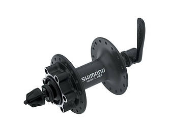 Втулка передня Shimano ALIVIO HB-M475 чорна з ексцентриком AL 36H під диск