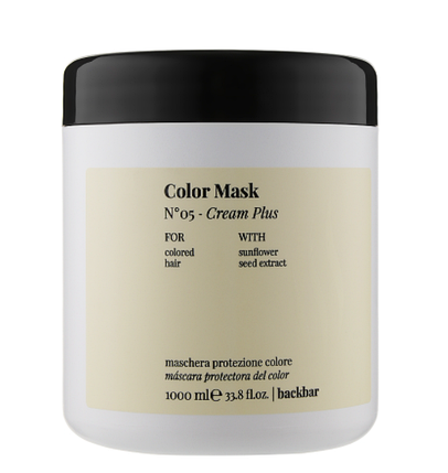 Маска легка для захисту фарбованого волосся Farmavita Back Bar Color Mask Cream Plus No 5 1000 мл, фото 1