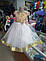 Бальна сукня золота для дівчинки на свято 110 116 122 128, фото 3