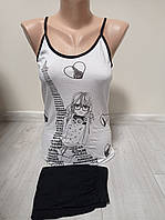 Підлітковий комплект для дівчинки Туреччина майка і шорти 12-16 років Фотограф