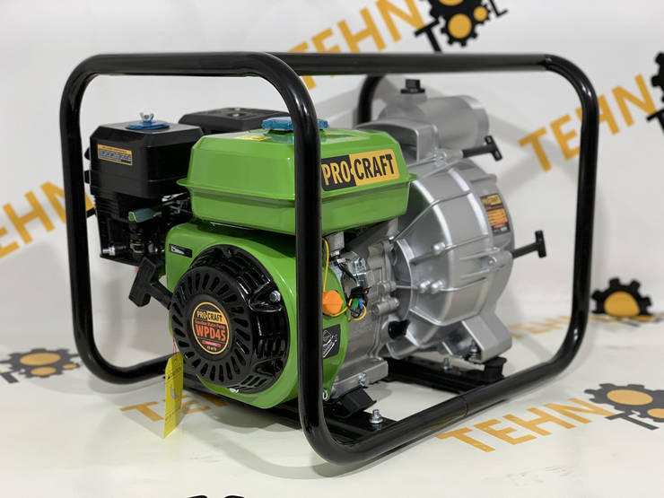 Мотопомпа бензинова для брудної води Procraft-WPD45 UNIVERSAL., фото 1