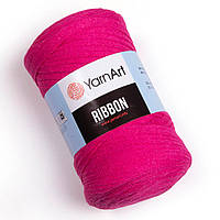 Yarnart RIBBON (Рибон) №771 малина (Пряжа полухлопок, нитки для вязания)