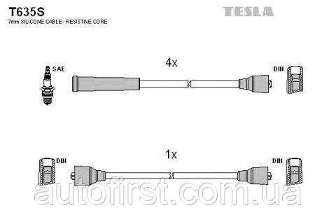 Tesla T635S дроти запалювання Москвич