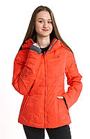 Женская зимняя куртка оригинальная Running river термокуртка горнолыжная теплая на зиму с мембраной красная