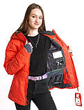 Жіноча зимова куртка оригінальна Running river термокуртка гірськолижна тепла на зиму з мембраною червона, фото 9