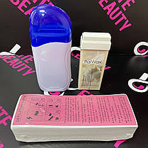 Материалы и инструменты для депиляции ( воскоплав Pion + воск + полоски ), фото 2