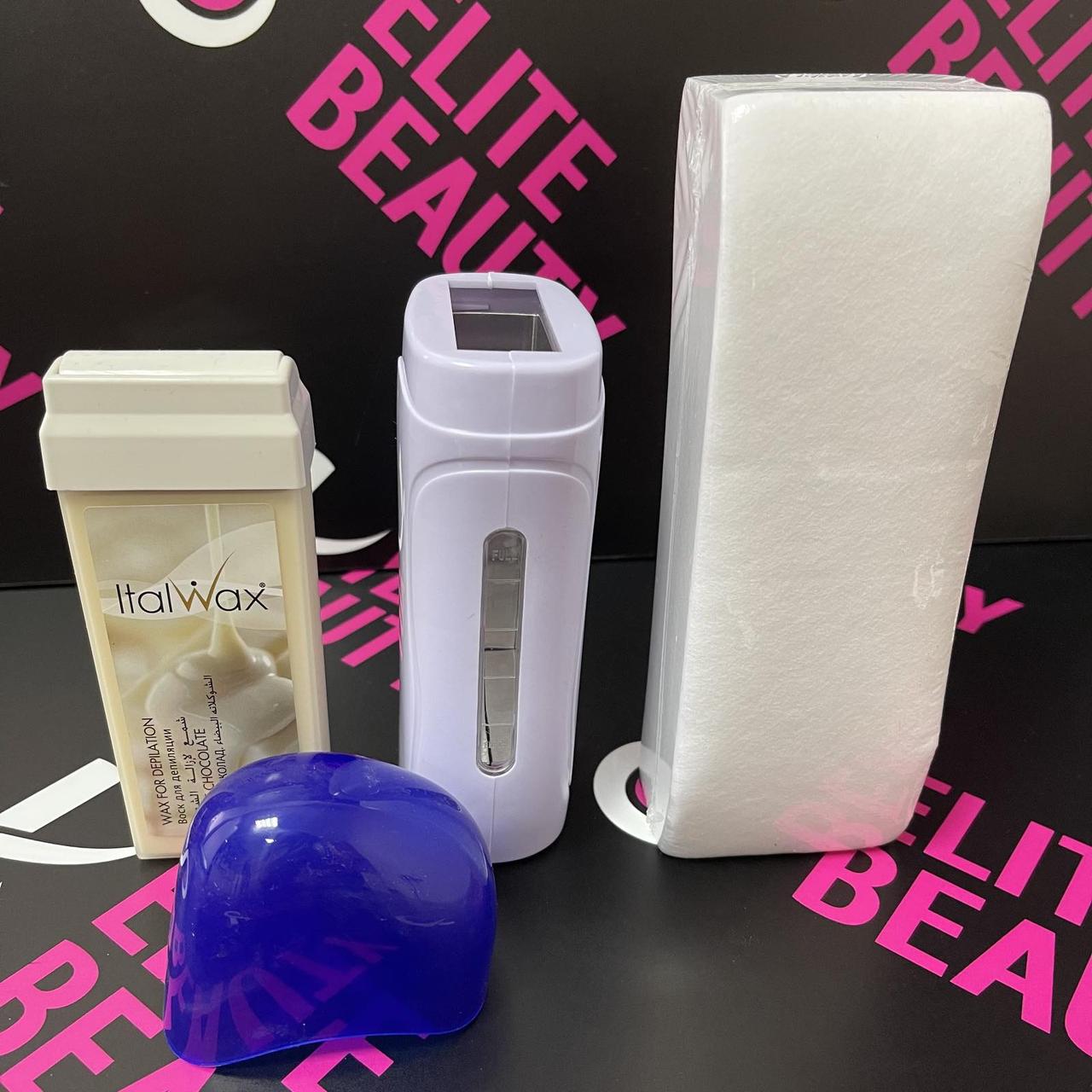 Домашний набор для депиляции (Кассетный воскоплав Pion + воск 100 гр + полоски для депиляции