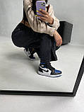 Чоловічі / жіночі кросівки Nike Air Jordan 1 High Retro ROYAL TOE BLUE | Найк Аір Джордан 1 Сині, фото 6