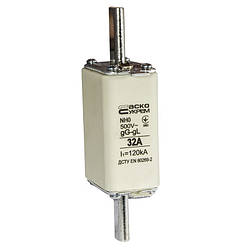 Запобіжник ножовий з плавкою вставкою NH0 32A gG