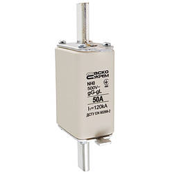 Запобіжник ножовий з плавкою вставкою NH0 50A gG