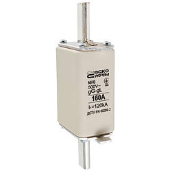 Запобіжник ножовий з плавкою вставкою NH0 160A gG