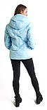 Жіноча зимова куртка оригінальна Running river термокуртка гірськолижна тепла на зиму з мембраною блакитна, фото 4