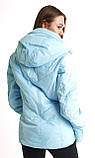 Жіноча зимова куртка оригінальна Running river термокуртка гірськолижна тепла на зиму з мембраною блакитна, фото 7