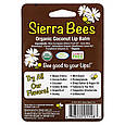 Бальзами для губ Sierra Bees "Organic Lip Balms" кокос (4 шт.), фото 2