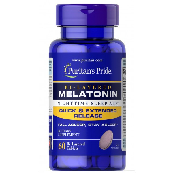 Мелатонін Puritans Pride MELATONIN 5мг 60 таблеток
