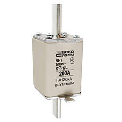 Запобіжник ножовий з плавкою вставкою NH1 200A gG