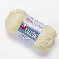 YarnArt LUXOR (Люксор) № 1203 світло-жовтий (Пряжа бавовна, нитки для в'язання)
