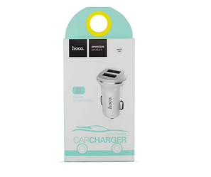Автомобільний зарядний пристрій USB x 2 Hoco Z1 / 2.1A 11W / 7088