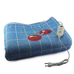 Электропростынь з сумкою electric blanket 150*180 вишня / 5714