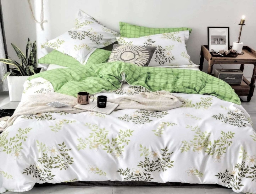 Евро розмір постільна білизна бязь «Липове цвітіння», фото 1