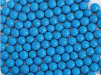 Шарики кондитерский декор глянцевые синие 5мм | стик-пакет 5г