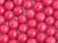 Кондитерские шарики для торта глянцевые малиновые 10мм | стик-пакет 9шт