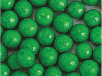 Сахарные фигурки шарики глянцевые зеленые 10мм | стик-пакет 9шт