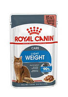 Корм Роял Канин Лайт Вейт Royal Canin Light Weight Care в соусе для кошек склонных к полноте 85 г 12 шт 1 уп