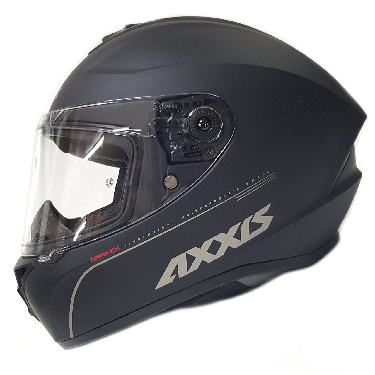 Мотошолом AXXIS DRAKEN S V.2 Solid Matt Black XS