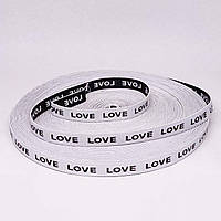 Резинка с логотипом полиамидная 15 мм "LOVE"
