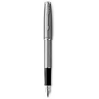 Ручка перьевая Parker SONNET 17 Essentials Stainless Steel CT FP F 83 811