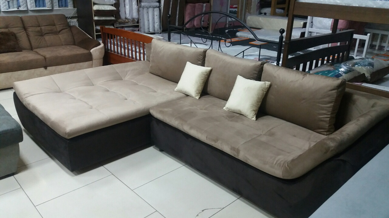 Диван кутовий Релакс Віко сірий беж