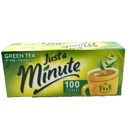 Чай зелений китайський дрібнолистовий в пакетиках Minutka (100шт), Польща, хвилинка,