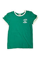 Трикотажная футболка на мальчика, 134-164 140, Зелёный
