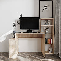 Комп'ютерний стіл MebelProff КС-8, письмовий стіл з полками, стіл-стиллаж Дуб Сонома