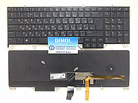 Оригинальная клавиатура для ноутбука Dell Alienware M17 R4 series, rus, black, RGB-подсветка