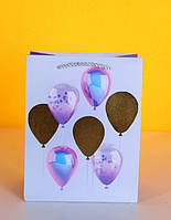 Пакет гігант вертикальний "Подушні кулі-1" 30х42 см