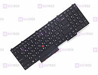 Оригинальная клавиатура для ноутбука Lenovo ThinkPad P50, ThinkPad P70 series, black, ru, подсветка