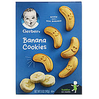 Gerber, Банановое печенье, для детей старше 12 месяцев, 142 г