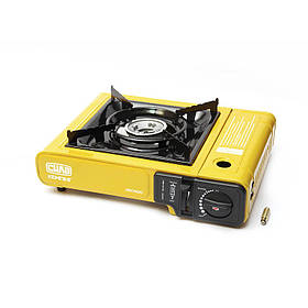 Газова плита Сушеф одноконфоркова з п'єзопідпалом і перехідником СІЛА