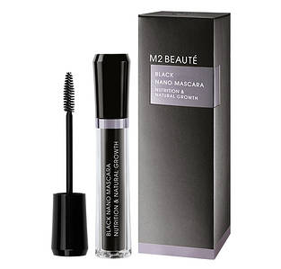 Туш-догляд з пептидами для вій M2 BEAUTÉ BLACK NANO MASCARA