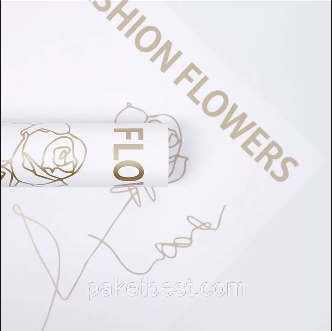 Двостороння калька ( 58х58 см) 20 штук  FASHION FLOWERS