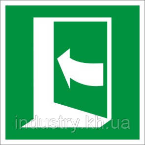 Е022 Знак "Двері відчиняються поштовхом вліво"