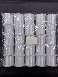 Волосінь стрейч (біла) 10 бобін в упаковці по 23м