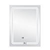 Дзеркало Qtap Mideya (DC-F937) 600х800 з LED-підсвічуванням Touch, з антизапотіванням, з годинником, димером,, фото 4