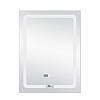 Дзеркало Qtap Mideya (DC-F937) 600х800 з LED-підсвічуванням Touch, з антизапотіванням, з годинником, димером,, фото 5