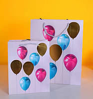 Пакет гігант вертикальний "Подушні кулі-2" 30х42 см