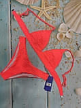 Женский  купальник треугольники съёмная мягкая чашка оранжевый 36 евро, фото 3